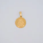 Dije Medalla Virgen Del Carmen Oro 18K - Orofino Ecuador