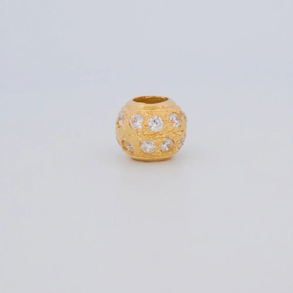 Dije Bola De Fuego Grande Oro 18K - Orofino Ecuador