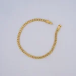 Pulsera Tejido Cubano Oro 18K - Orofino Ecuador