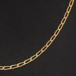 Cadena Tejido Banana Oro 18K - Orofino Ecuador (vista 2)