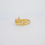Anillo Corona De Quinceañera Oro 18K - Orofino Ecuador
