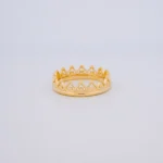 Anillo Diseño Corona Oro 18K - Orofino Ecuador