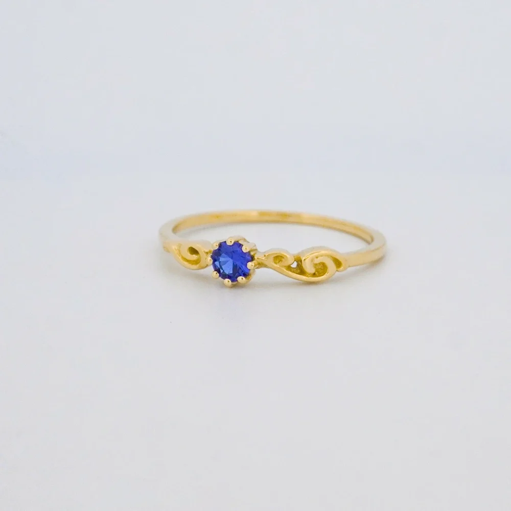 Anillo Elemento Agua Oro 18K - Orofino Ecuador