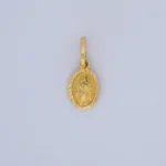 Dije Medalla Virgen De Guadalupe Oro 18K - Orofino Ecuador