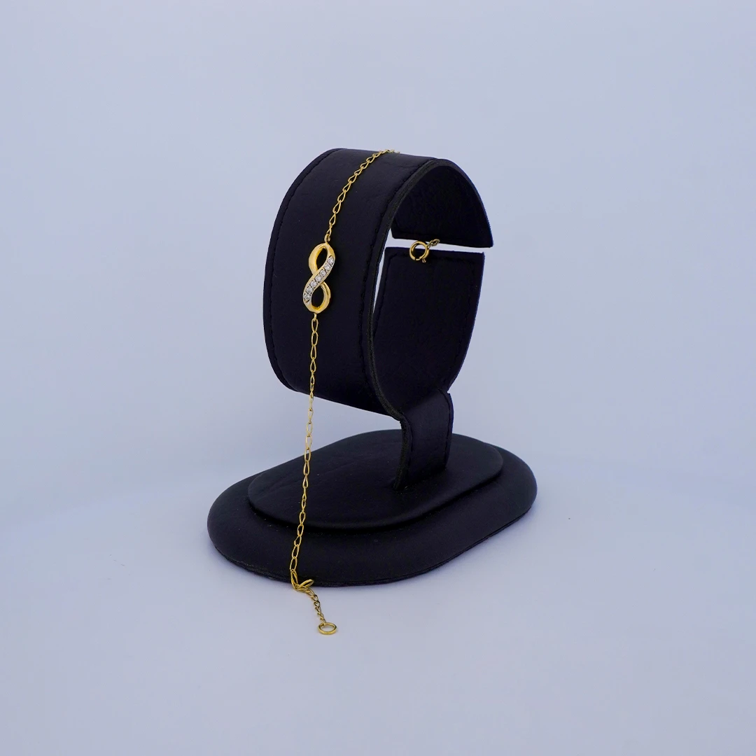 1516426.webp Pulsera Tejido Banana Infinito Oro 18K - Orofino Ecuador