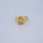 Anillo Para Hombre Herradura Caballo Oro 18K - Orofino Ecuador