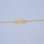 Cadena Tejido Rolón Oro 18K - Orofino Ecuador (vista 3)