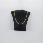 Cadena Tejido Cubana Con Barras Oro 18K - Orofino Ecuador