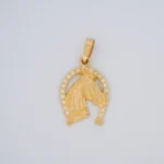 Dije Herradura Caballo Tennis Oro 18K - Orofino Ecuador