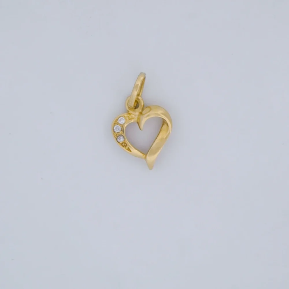Dije Corazón Calado Oro 18K - Orofino Ecuador