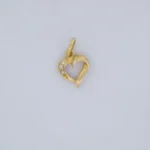 Dije Corazón Calado Oro 18K - Orofino Ecuador