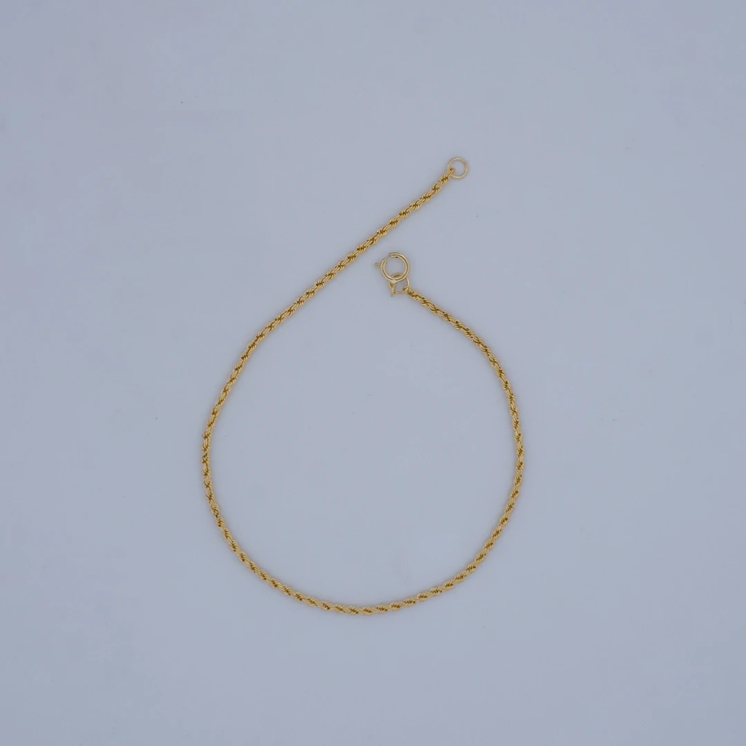 1572251.webp Pulsera Tejido Cordón Oro 18K - Orofino Ecuador