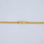 Cadena Tejido Chino Oro 18K - Orofino Ecuador (vista 3)