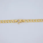 Cadena Tejido Cubana Oro 18K - Orofino Ecuador (vista 3)