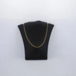 Cadena Tejido Banana Oro 18K - Orofino Ecuador