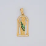 Dije Placa Calada San Judas Oro 18K - Orofino Ecuador