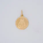 Dije Medalla Virgen Del Carmen Oro 18K - Orofino Ecuador