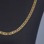 Cadena Tejido Escalera Plana Oro 18K - Orofino Ecuador (vista 2)