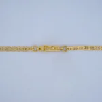 Cadena Tejido Escalera Plana Oro 18K - Orofino Ecuador (vista 3)