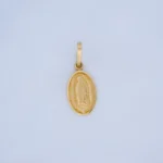 Dije Medalla Virgen De Guadalupe Oro 18K – Modelo 3 - Orofino Ecuador