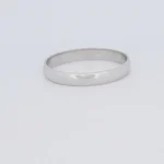 Anillos De Matrimonio En Oro Blanco 18K - Orofino Ecuador (vista 3)