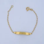 Pulsera Tejido Banana Placa Oro 18K - Orofino Ecuador