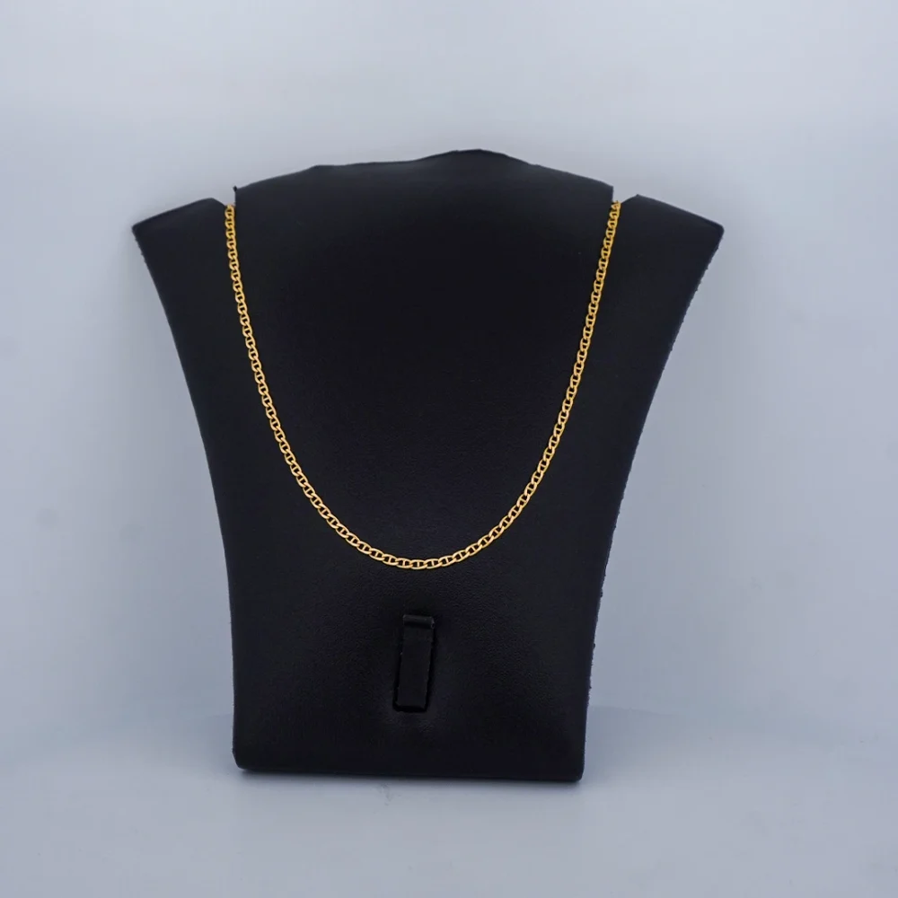 Cadena Tejido Escalera Oro 18K – Modelo 2 - Orofino Ecuador