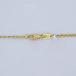 Cadena Tejido Escalera Oro 18K – Modelo 2 - Orofino Ecuador (vista 3)