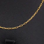 Cadena Tejido Áncora Fina Oro 18K - Orofino Ecuador (vista 2)