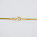 Cadena Tejido Cubana Oro 18K - Orofino Ecuador (vista 3)