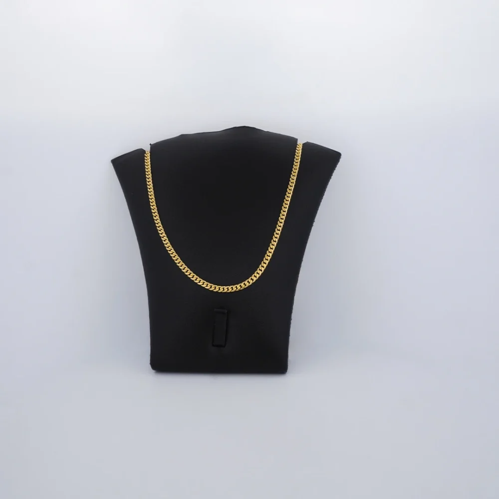 Cadena Tejido Cubana Oro 18K - Orofino Ecuador