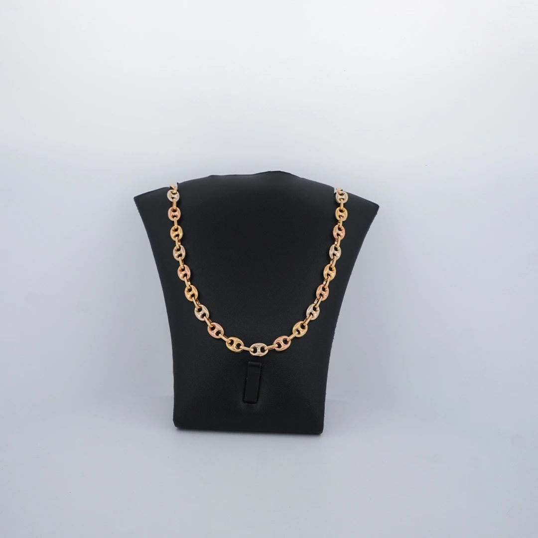 1872615.webp Cadena Tejido Gucci Tres Oros 18K - Orofino Ecuador