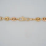 Cadena Tejido Gucci Tres Oros 18K - Orofino Ecuador (vista 3)
