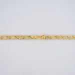 Cadena Tejido Ojos De Lince Oro 18K - Orofino Ecuador (vista 3)
