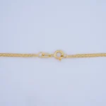 Cadena Tejido Chino Oro 18K - Orofino Ecuador (vista 3)