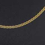 Cadena tejido cordón salomónico en oro 18K puesta en busto - Orofino Ecuador