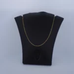 Cadena Tejido Rolón Fina Oro 18K - Orofino Ecuador