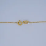 Cadena Tejido Rolón Fina Oro 18K - Orofino Ecuador (vista 3)