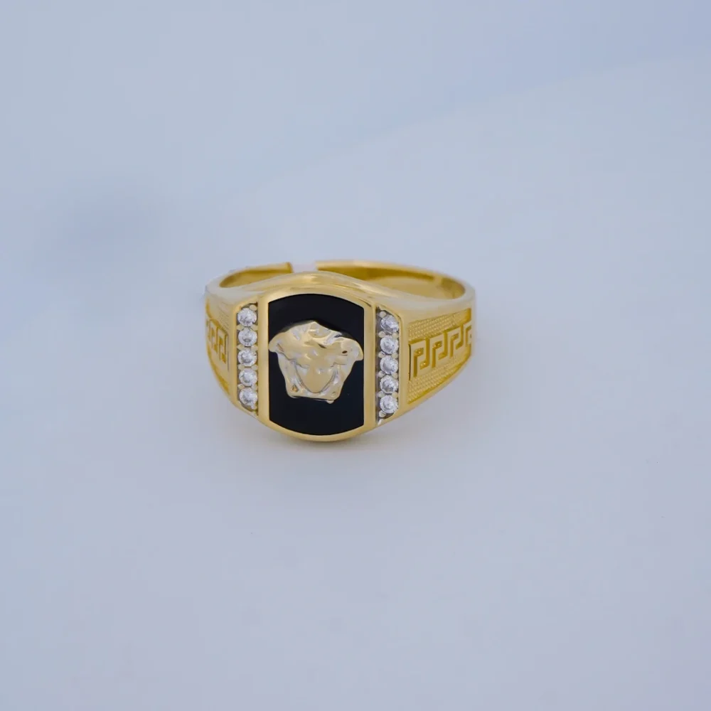 Anillo Para Hombre Versace Oro 18K - Orofino Ecuador