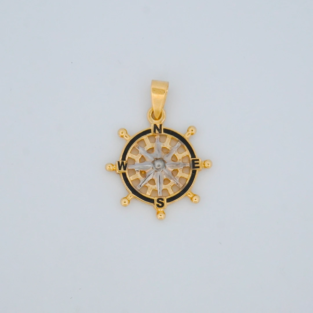 1541641.webp Dije Vector de Brújula Oro 18K - Image 1