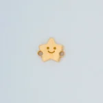 Dije Estrella Para Pulsera Oro 18K