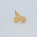 Aretes Zarcillos Cara Feliz Oro 18K