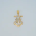 Dije Crucifijo 2 Oros 18K