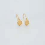 Aretes Zarcillos Cara Feliz Oro 18K
