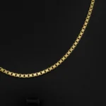 Cadena Caja Oro 18K - Image 2