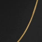Cadena Caja Oro 18K - Image 2