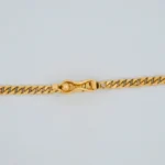 Cadena Cubana con Placas Oro 18K - Image 3