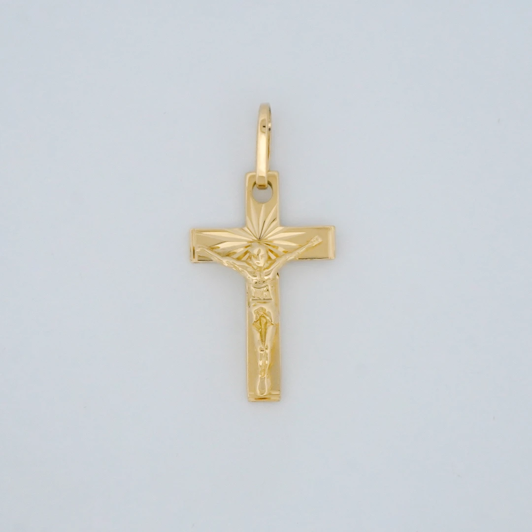 1642197.webp Dije Crucifijo Oro 18K - Image 1