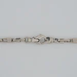 Cadena Rústica Especial Maciza Oro Blanco 18K - Image 3