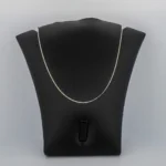 Cadena Diseño Oro Blanco 18K